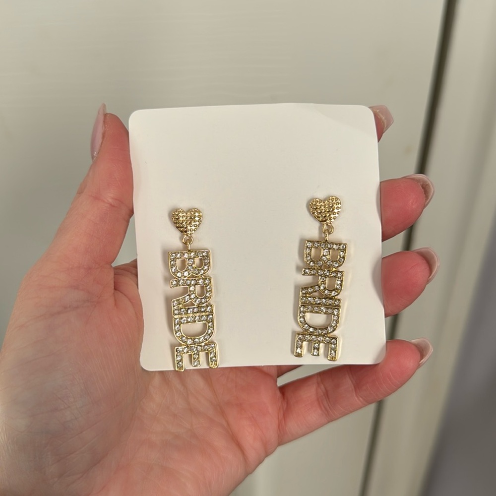 Yellow Gold “Bride” Earrings